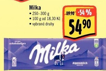 Čokoláda Milka