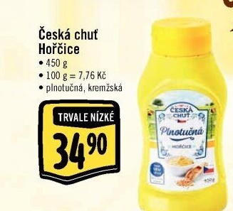 Hořčice plnotučná Česká chuť