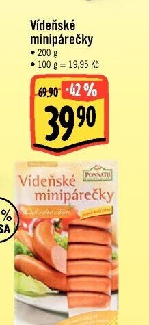 Minipárečky vídeňské Ponnath