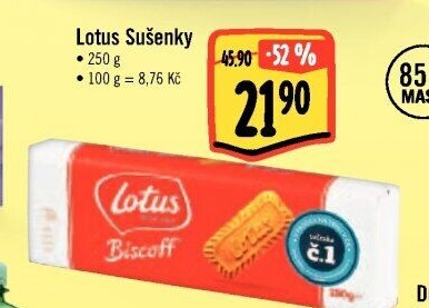Sušenky Biscoff Lotus