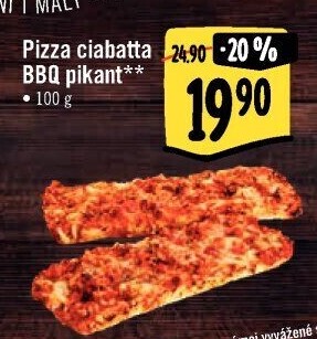 Ciabatta pizza
