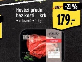 Hovězí přední bez kosti - krk Albert