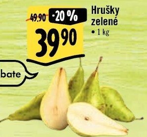 Hrušky zelené Abate