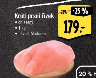 Krůtí prsní řízky