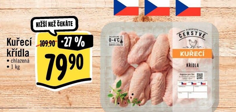 Kuřecí křídla Albert