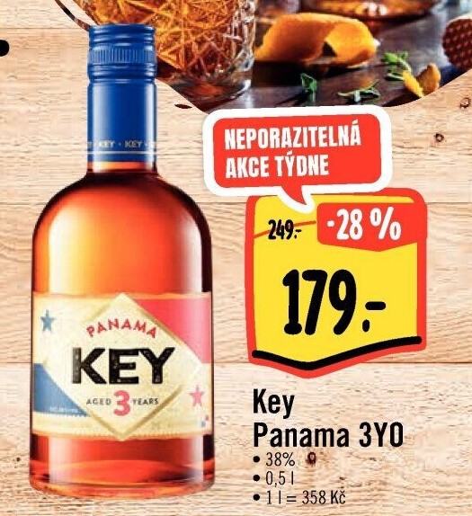 Rum Panama 3 YO Key