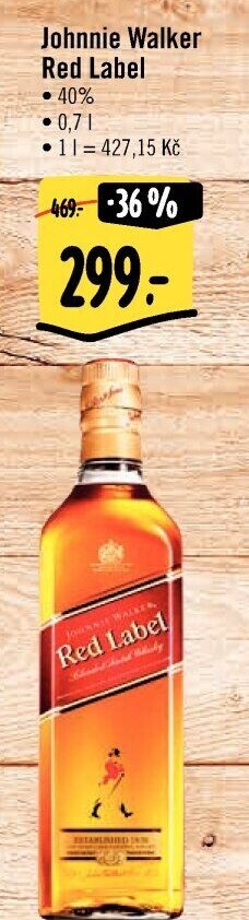 Whisky Red Label Johnnie Walker