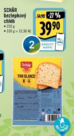 Chléb bez lepku Schär