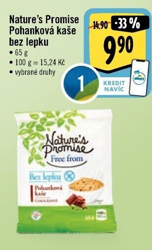 Kaše pohanková bez lepku Nature'