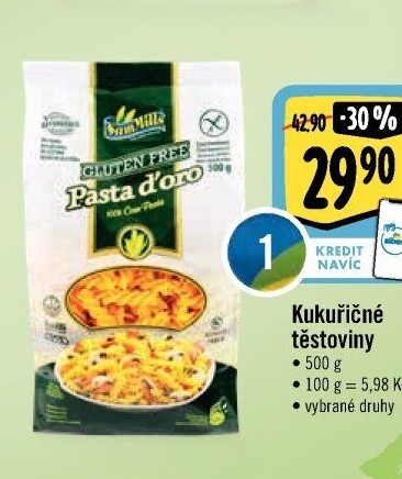 Kukuřičné těstoviny bez lepku Sam Mills