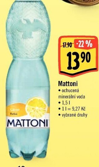 Ochucená voda Mattoni