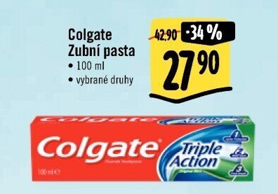 Pasty na zuby Colgate
