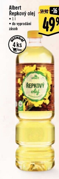 Řepkový olej Albert