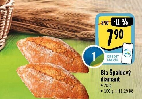 Špaldové pečivo bio