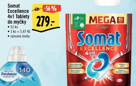 Tablety do myčky Excellence Somat