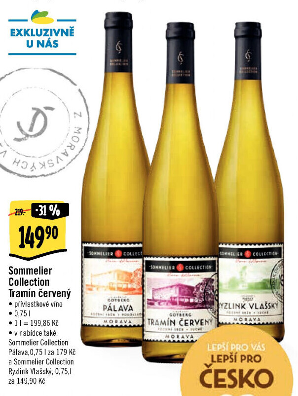 Víno Tramín červený Sommelier Collection - přívlastkové