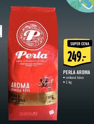 Zrnková káva Aroma AH Perla