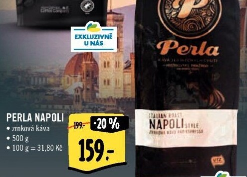 Zrnková káva Napoli AH Perla