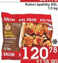 Špalíky kuřecí mražené Vodňanské Kuře