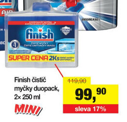 Čistič myčky Finish