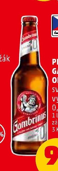 PIVO GAMBRINUS ORIGINÁL 10