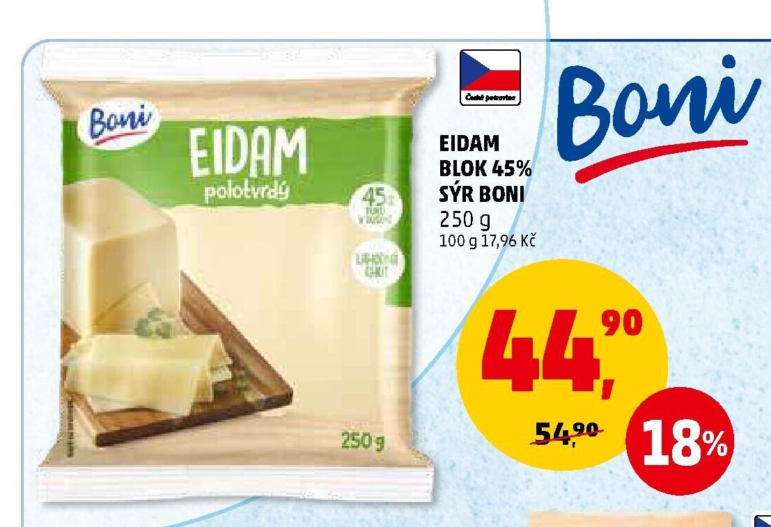 EIDAM BLOK 45% SÝR BONI