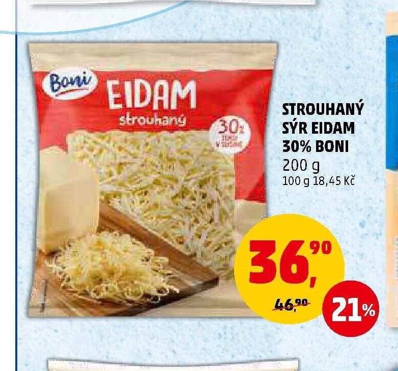 STROUHANÝ SÝR EIDAM 30% BONI