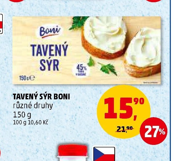 TAVENÝ SÝR BONI různé druhy