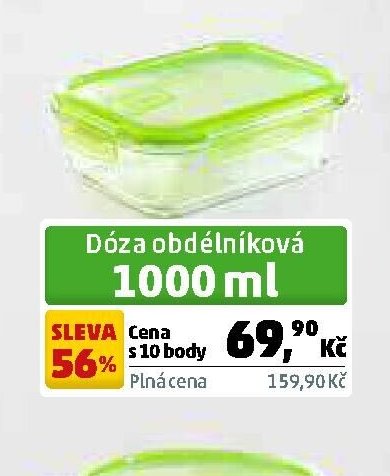 Dóza obdélníková 1000 ml