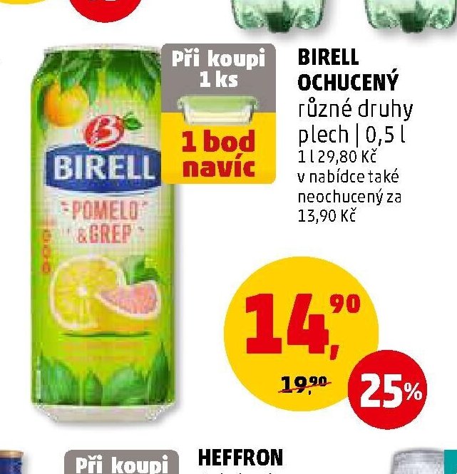 BIRELL OCHUCENÝ různé druhy plech 0,5 l
