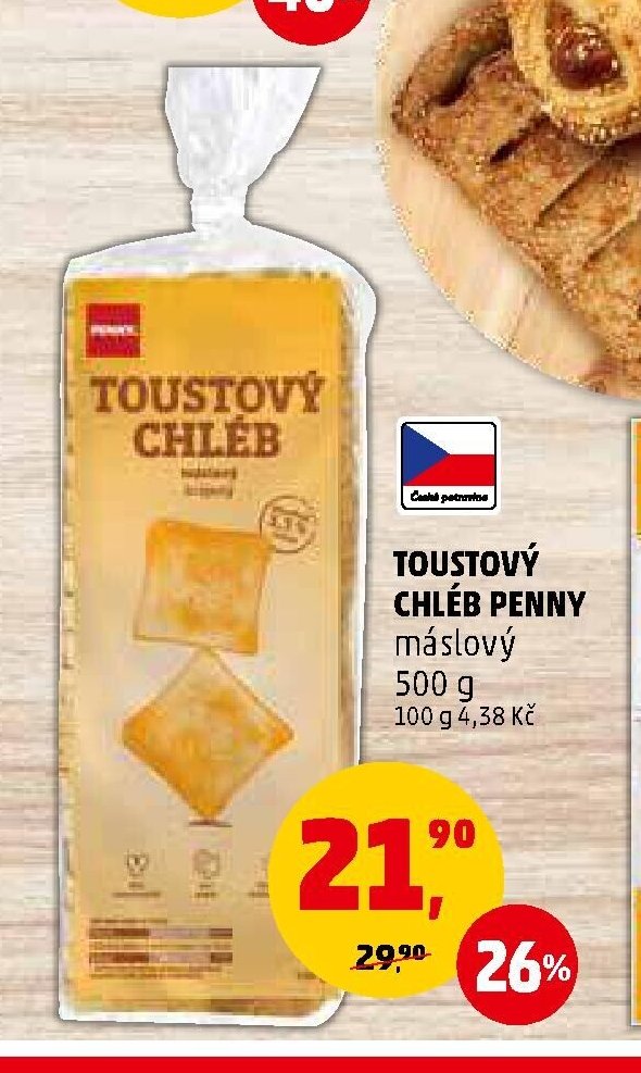 Toustový chléb Penny