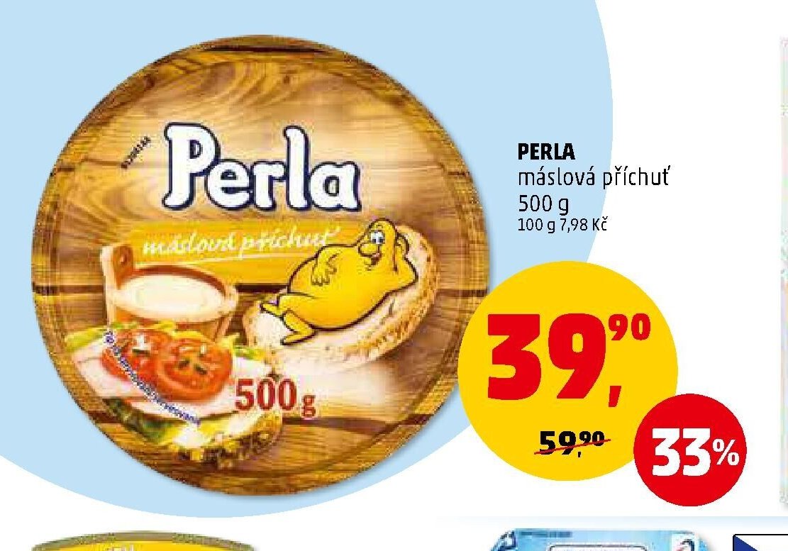 PERLA máslová příchuť