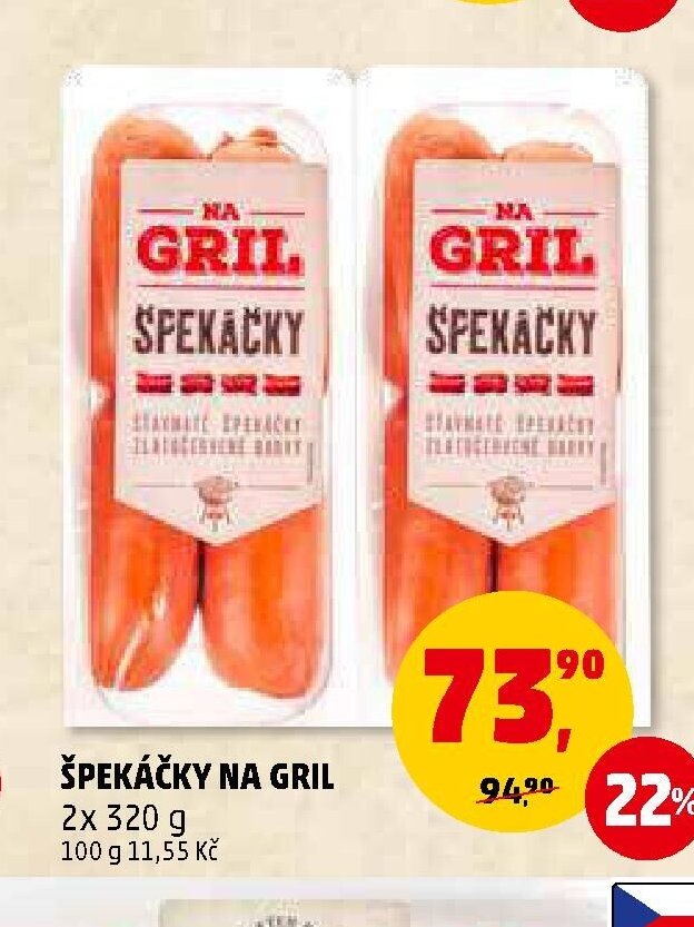 Špekáčky na gril