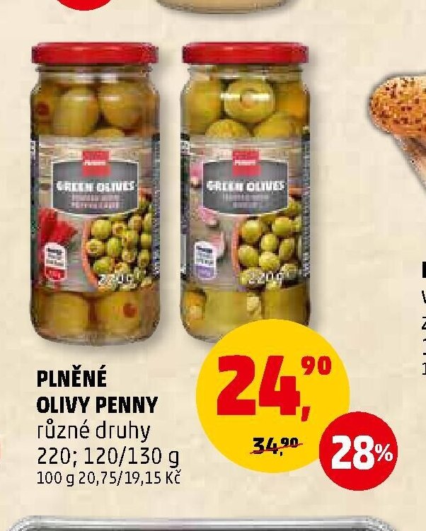 PLNĚNÉ OLIVY PENNY