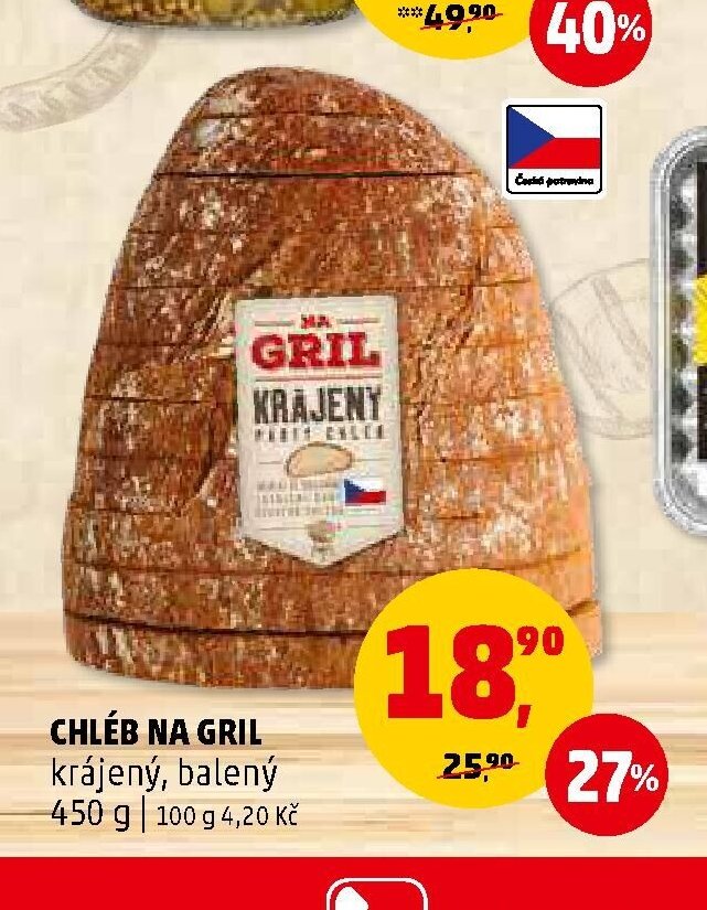 CHLÉB NA GRIL