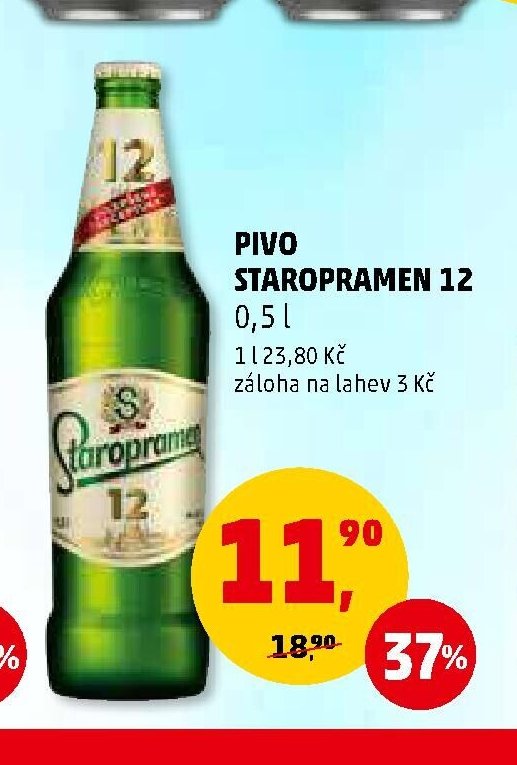 Pivo Staropramen 12