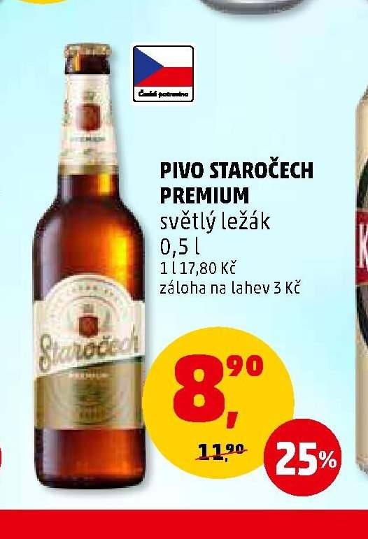 Pivo Staročech Premium