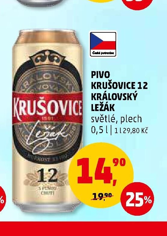 Pivo Krušovice 12 Královský ležák