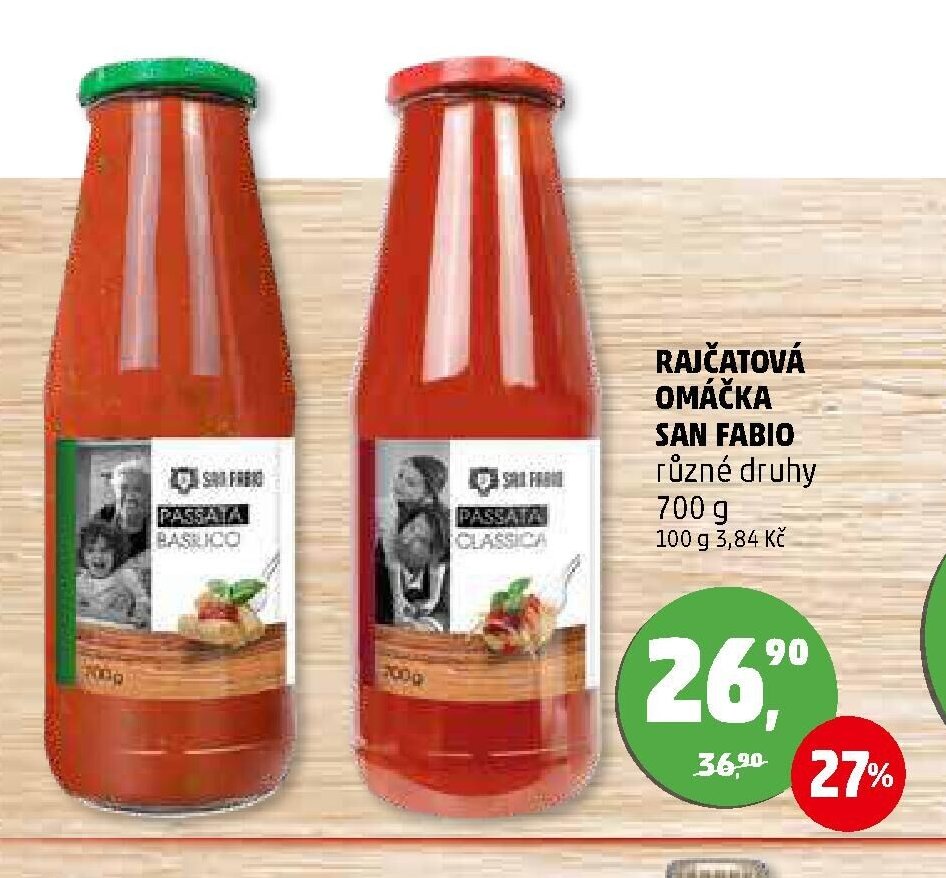 RAJČATOVÁ OMÁČKA SAN FABIO