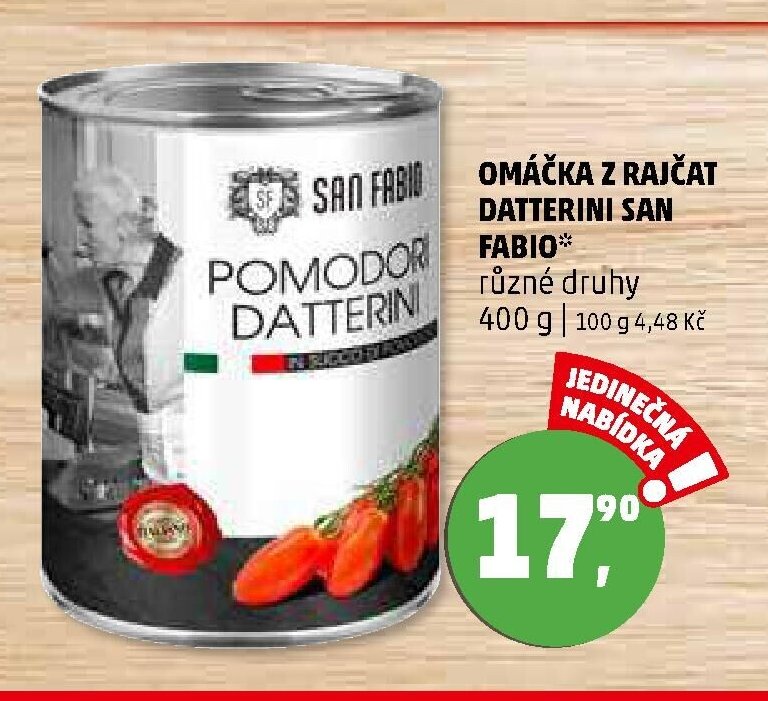 OMÁČKA Z RAJČAT DATTERINI SAN FABIO