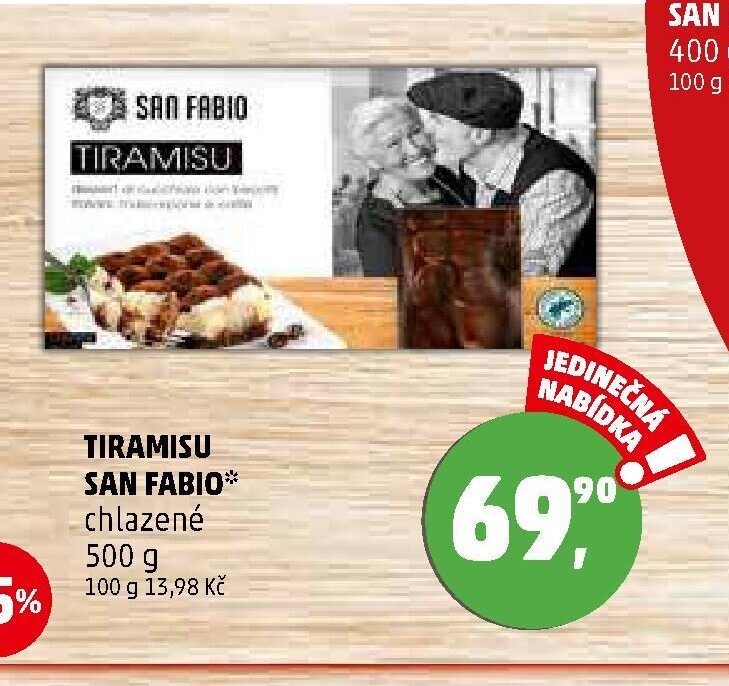 TIRAMISU SAN FABIO chlazené 500 g