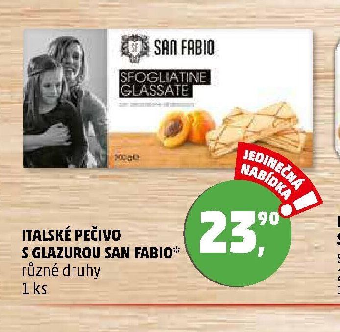 ITALSKÉ PEČIVO S GLAZUROU SAN FABIO