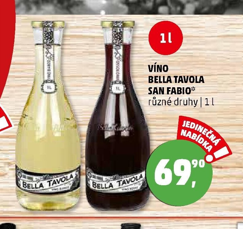 VÍNO BELLA TAVOLA SAN FABIO