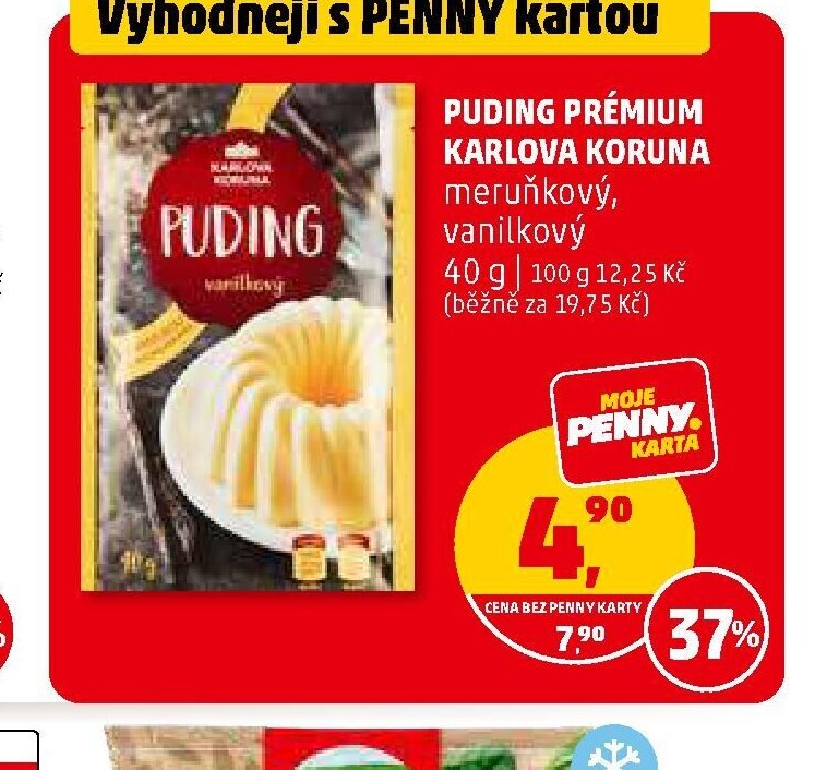 PUDING PRÉMIUM KARLOVA KORUNA