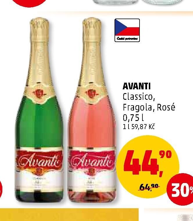 Avanti Classico, Fragola, Rosé