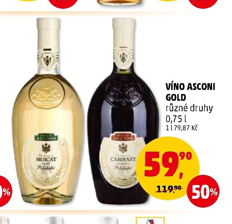 Víno Asconi Gold