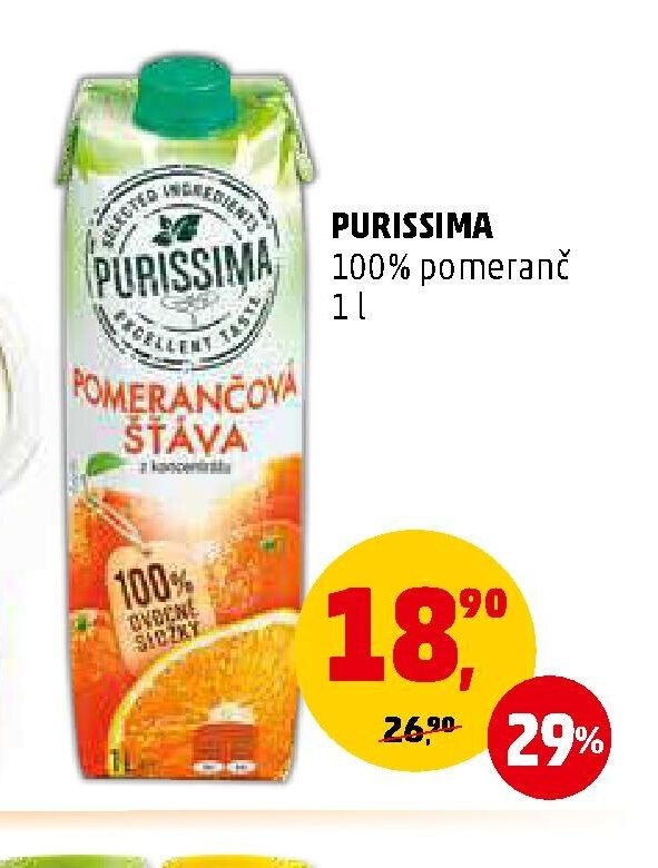 PURISSIMA 100% pomeranč