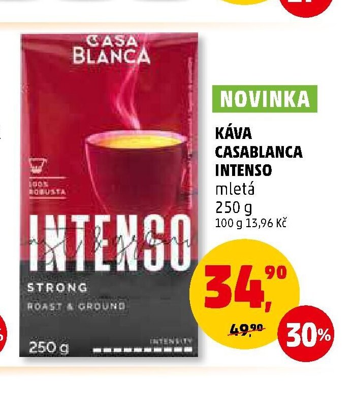 KÁVA CASABLANCA INTENSO mletá