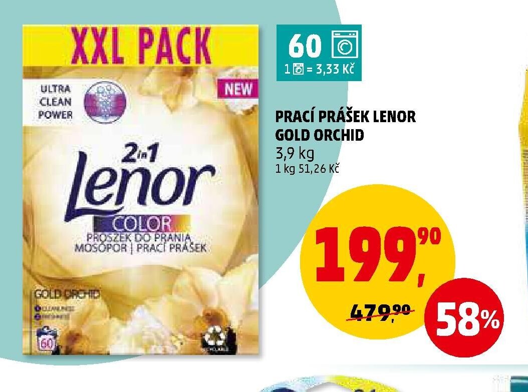 PRACÍ PRÁŠEK LENOR GOLD ORCHID