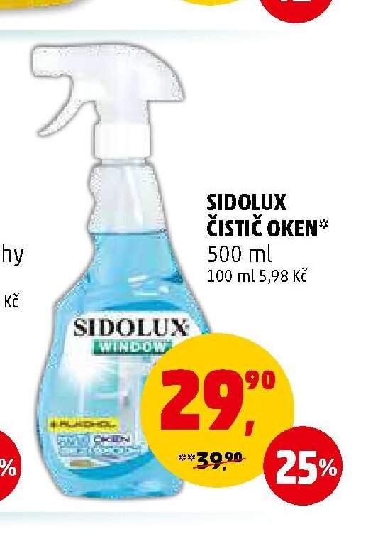 SIDOLUX ČISTIČ OKEN